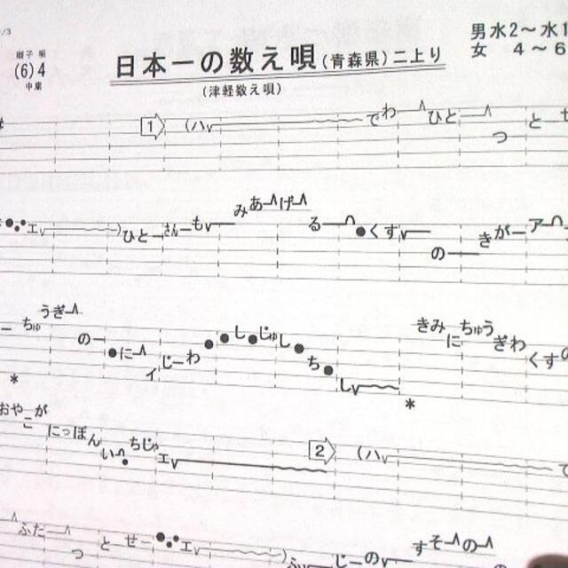 民謡 五線譜 紅葉集 1 I9 上達 和楽 うたい方 練習 教本 楽譜 上級の通販 By ゆりまま S Shop ラクマ