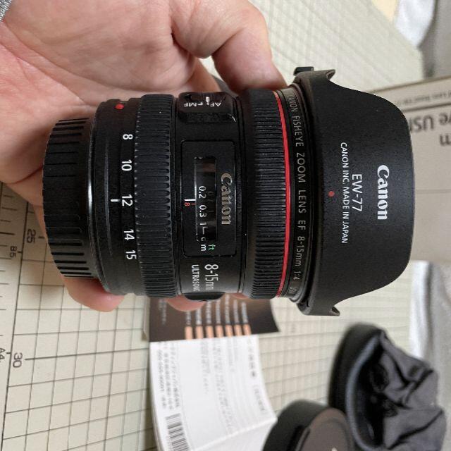 Canon(キヤノン)のCanon EF8-15mm F4L Fisheye USM スマホ/家電/カメラのカメラ(レンズ(ズーム))の商品写真
