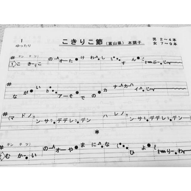 民謡★五線譜♪桜花集～S10～上達/和楽/うたい方/練習/教本/楽譜/初級