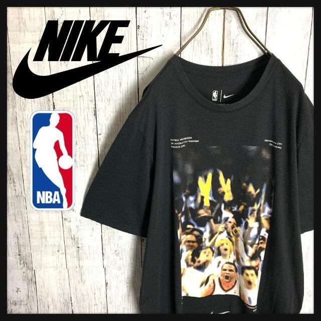 【希少モデル☆NBA】ナイキ ウエストブルック ロゴ Tシャツ 半袖 Lサイズ