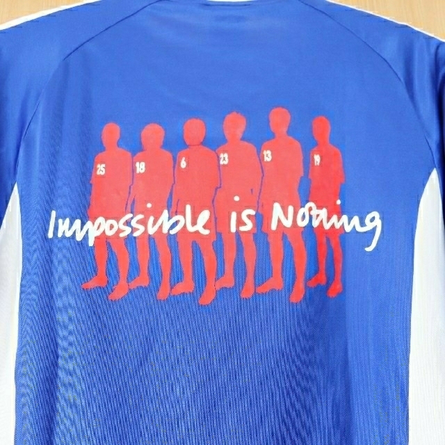 adidas(アディダス)の★FC東京★レア★impossible is Nothingメッセージ★シャツ スポーツ/アウトドアのサッカー/フットサル(ウェア)の商品写真