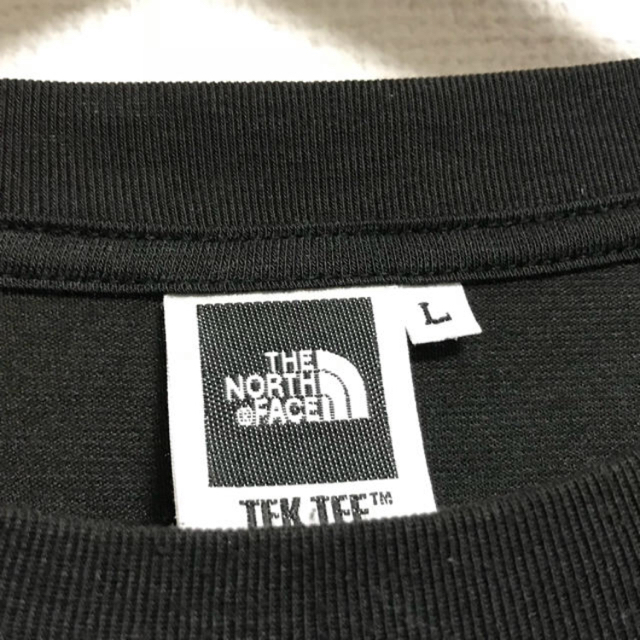 THE NORTH FACE(ザノースフェイス)の✅　ノースフェイス　Tシャツ　ブラック　L 古着　送料無料 メンズのトップス(Tシャツ/カットソー(半袖/袖なし))の商品写真