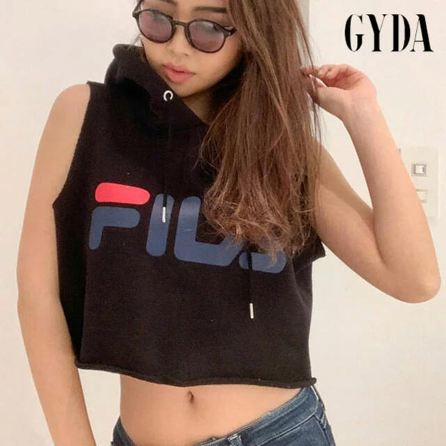 GYDA(ジェイダ)のGYDA☆ノースリーブパーカー レディースのトップス(カットソー(半袖/袖なし))の商品写真