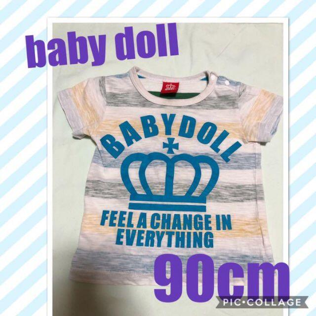 BABYDOLL(ベビードール)のベビードール Tシャツ BABYDOLL 90cm キッズ/ベビー/マタニティのベビー服(~85cm)(シャツ/カットソー)の商品写真