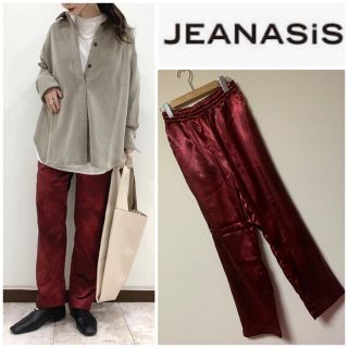 ジーナシス(JEANASIS)のJEANASIS♡ボカシガラサテンパンツ(カジュアルパンツ)