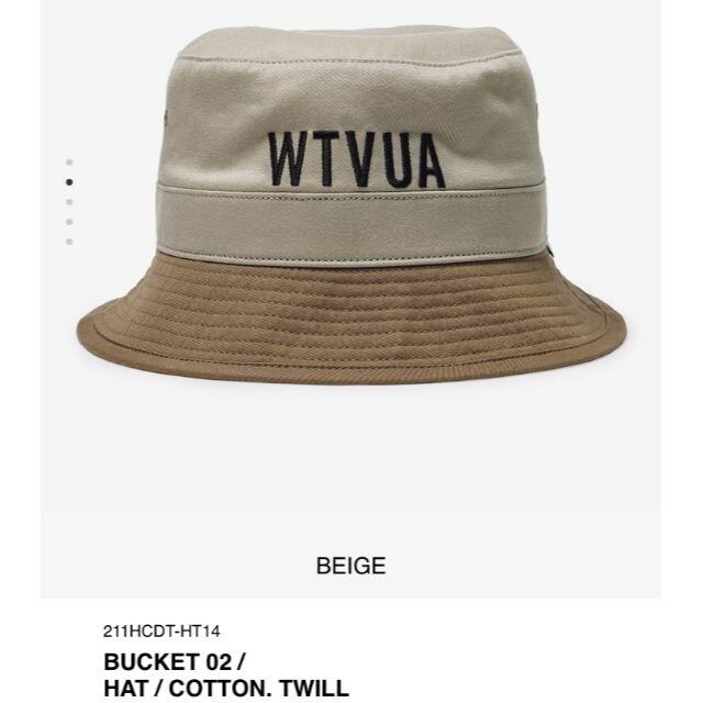 BEIGE L 21SS WTAPS BUCKET 02 / HAT / COTメンズ