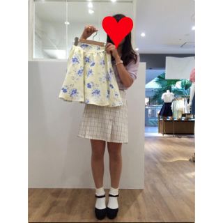 マジェスティックレゴン(MAJESTIC LEGON)のMAJESTIC LEGON♡花柄スカパン(キュロット)