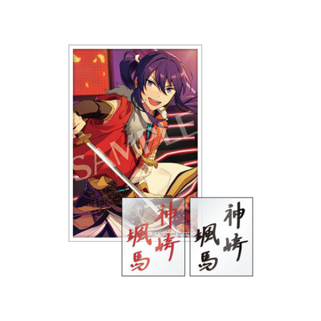新品☆あんスタ【紅月】サインステッカー☆スターラメver.☆Vol