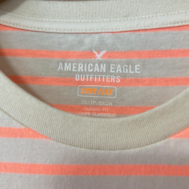 American Eagle(アメリカンイーグル)のアメリカイーグル　ボーダーＴシャツ レディースのトップス(Tシャツ(半袖/袖なし))の商品写真