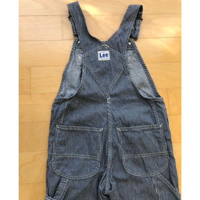 Lee(リー)のLee オーバーオール　ヒッコリー　130cm キッズ/ベビー/マタニティのキッズ服女の子用(90cm~)(パンツ/スパッツ)の商品写真