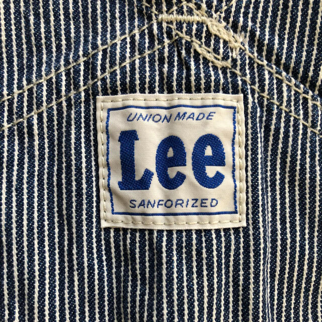 Lee(リー)のLee オーバーオール　ヒッコリー　130cm キッズ/ベビー/マタニティのキッズ服女の子用(90cm~)(パンツ/スパッツ)の商品写真