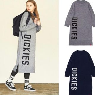 ディッキーズ(Dickies)のタグ付き新品Dickiesディッキーズ ニットワンピースnico x-girl(ロングワンピース/マキシワンピース)