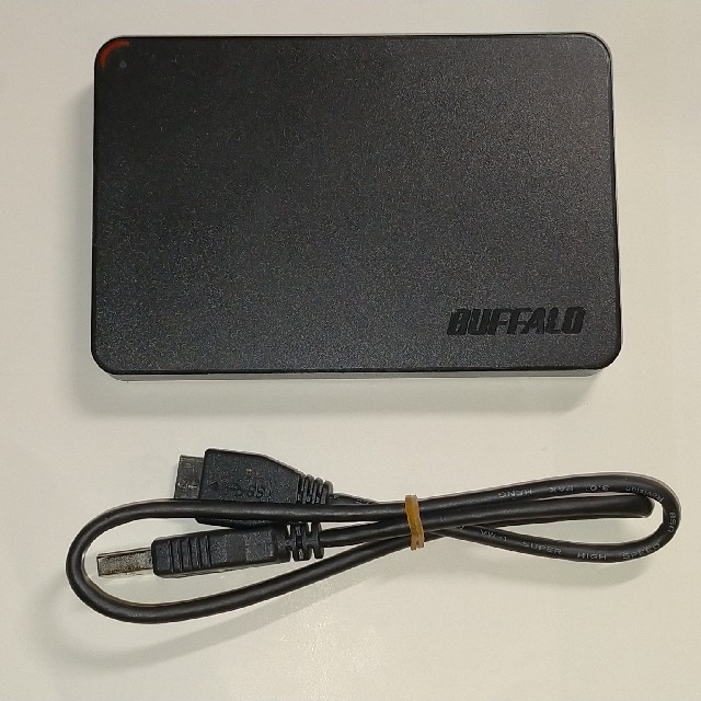 Buffalo(バッファロー)のBUFFALO外付けHDD1TB スマホ/家電/カメラのPC/タブレット(PC周辺機器)の商品写真