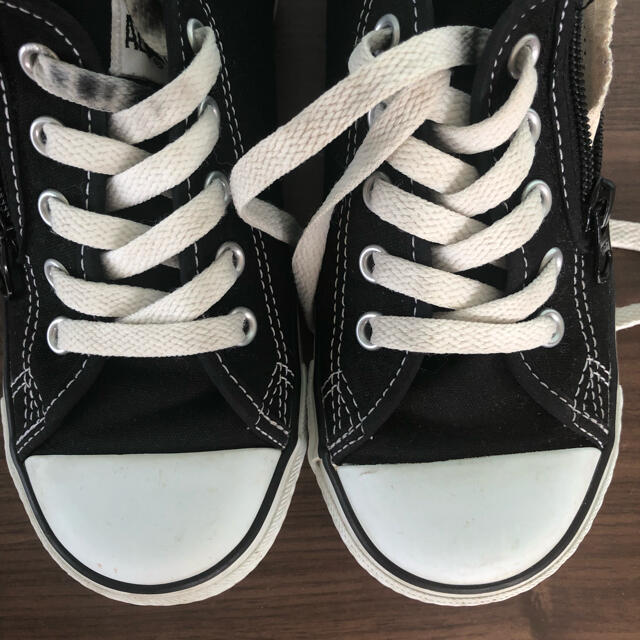 CONVERSE(コンバース)のCONVERSE 黒 20㎝ キッズ/ベビー/マタニティのキッズ靴/シューズ(15cm~)(スニーカー)の商品写真