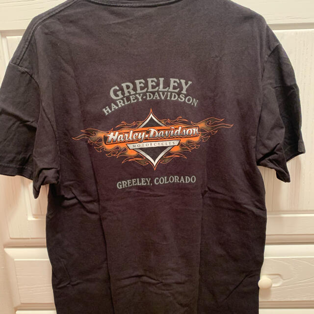 Harley Davidson(ハーレーダビッドソン)のハーレーダビッドソン ピエロ 青 古着 Tシャツ メンズのトップス(Tシャツ/カットソー(半袖/袖なし))の商品写真