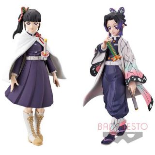 バンダイ(BANDAI)の鬼滅の刃 絆ノ装のフィギュアセット 玖ノ型 胡蝶しのぶ  漆ノ型 栗花落カナヲ(キャラクターグッズ)