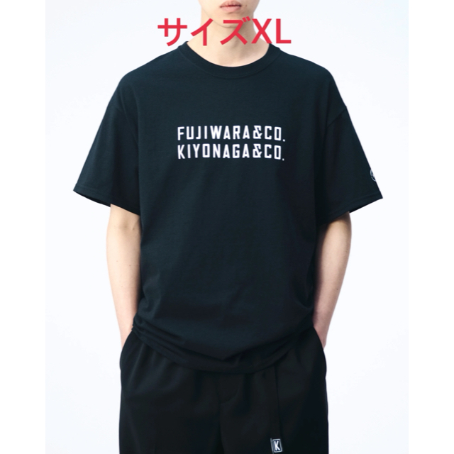 kiyonaga&co × fujiwara&coのtシャツ XL