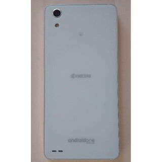 キョウセラ(京セラ)のSIMロック解除済　Android One X3　制限〇　Ｙモバイル　白　京セラ(スマートフォン本体)