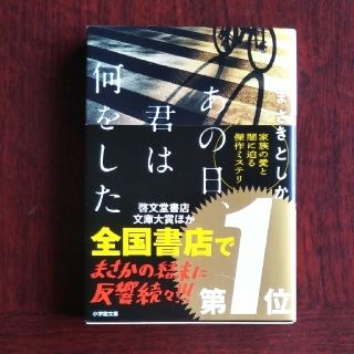 あの日、君は何をした(文学/小説)