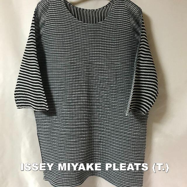 ISSEY MIYAKE(イッセイミヤケ)の【ISSEY MIYAKE PLEATS (T.)】イッセイミヤケ カットソー レディースのトップス(カットソー(半袖/袖なし))の商品写真