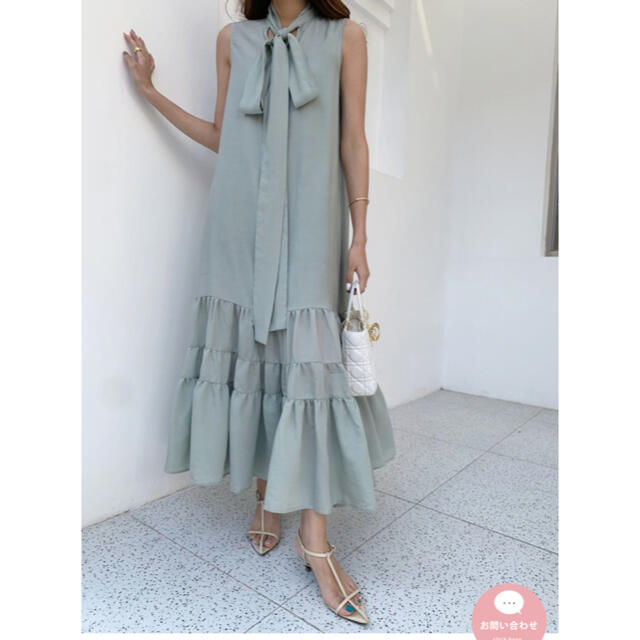 バースデーバッシュ　ネックリボン 2WAY DRESS '21 レディースのワンピース(ロングワンピース/マキシワンピース)の商品写真