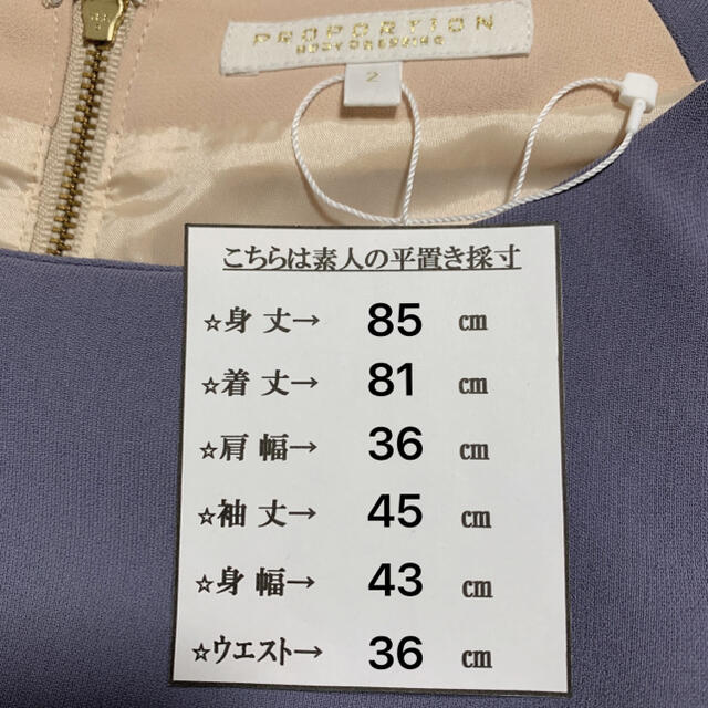 PROPORTION BODY DRESSING(プロポーションボディドレッシング)のPROPORTION BODY DRESSING ワンピース レディースのワンピース(ひざ丈ワンピース)の商品写真