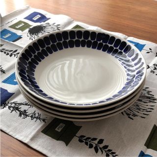 【新品、未使用】アラビア ARABIA 24h トゥオキオ パスタプレート 4枚(食器)
