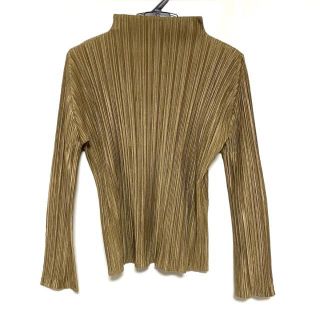 プリーツプリーズイッセイミヤケ(PLEATS PLEASE ISSEY MIYAKE)のプリーツプリーズ サイズ3 L レディース -(カットソー(長袖/七分))