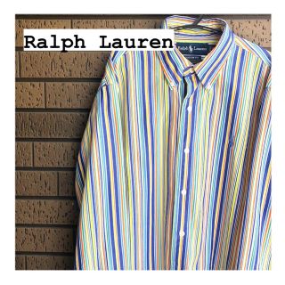 ポロラルフローレン(POLO RALPH LAUREN)の《Ralph Lauren》ラルフローレン ストライプ シャツ M(シャツ)