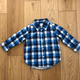 ベビーギャップ(babyGAP)のbaby gap チェック柄シャツ　男の子(ブラウス)