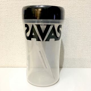 ザバス(SAVAS)の新品 ザバス プロテイン シェイカー SAVAS 500ml ブラック 黒(トレーニング用品)