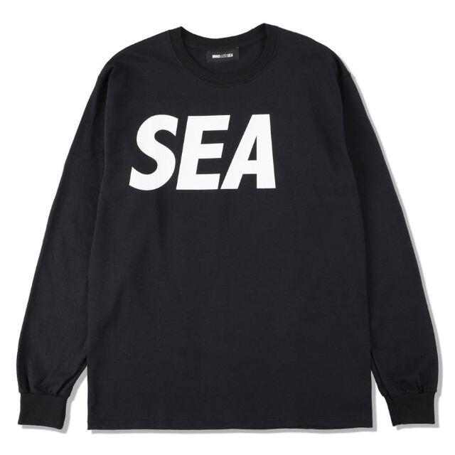L SEA L/S T-SHIRT﻿ Black-White WDS - Tシャツ/カットソー(七分/長袖)