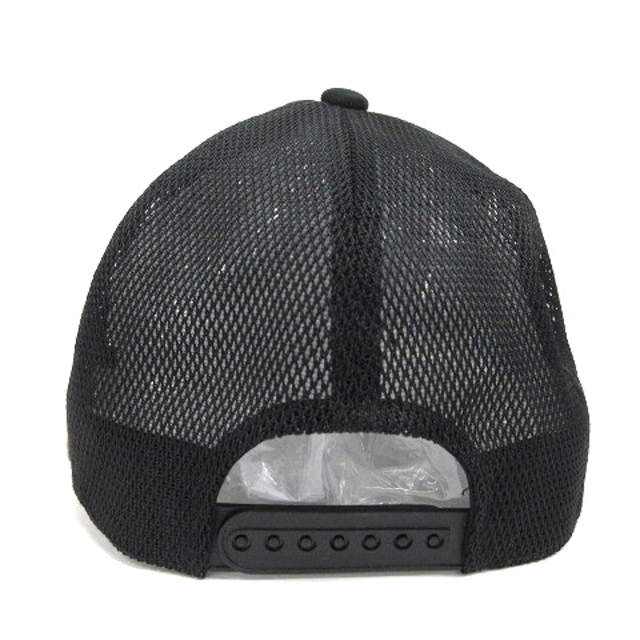 A BATHING APE(アベイシングエイプ)のアベイシングエイプ メッシュキャップ 帽子 ロゴプリント 黒 ブラック メンズの帽子(その他)の商品写真