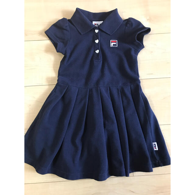 anyFAM(エニィファム)のany FAM  FILAワンピース100 キッズ/ベビー/マタニティのキッズ服女の子用(90cm~)(ワンピース)の商品写真