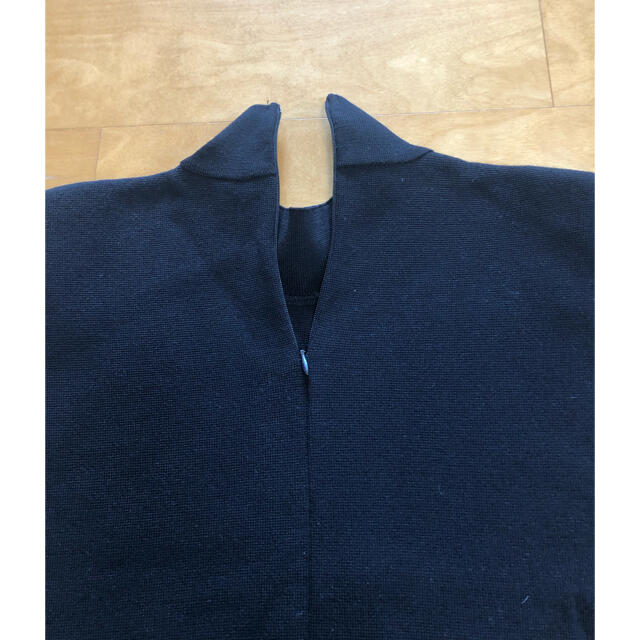 ZARA(ザラ)のZARA ハイネックカットソー　ノースリーブ黒 レディースのトップス(カットソー(半袖/袖なし))の商品写真