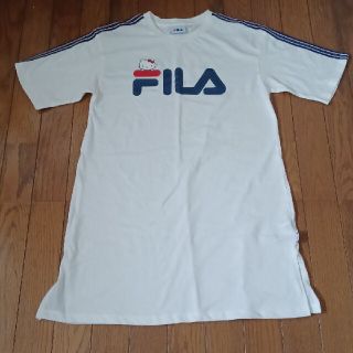 フィラ(FILA)のキティちゃん☆Tシャツワンピ150(ワンピース)