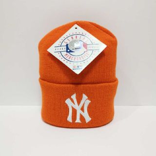 NEW ERA - 90s NY ヤンキース ビーニー CAP ビーニー ニット帽 MLB USA