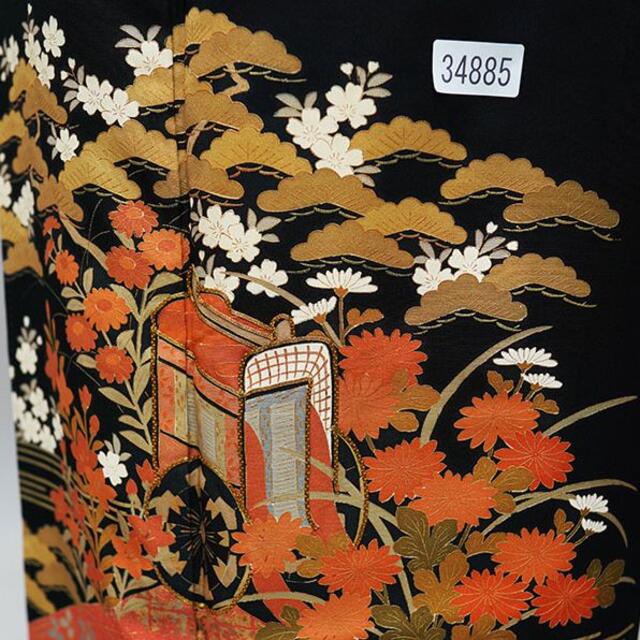 美品 逸品】☘️金彩留袖☘️茶屋辻文様☘️五三桐