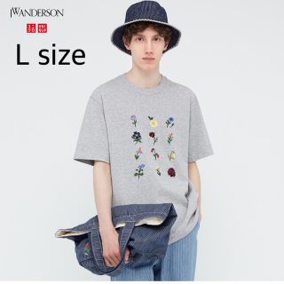 ジェイダブリューアンダーソン(J.W.ANDERSON)のjw anderson×UNIQLO 刺繍Tシャツ　ユニクロ　JWコラボ(Tシャツ/カットソー(半袖/袖なし))