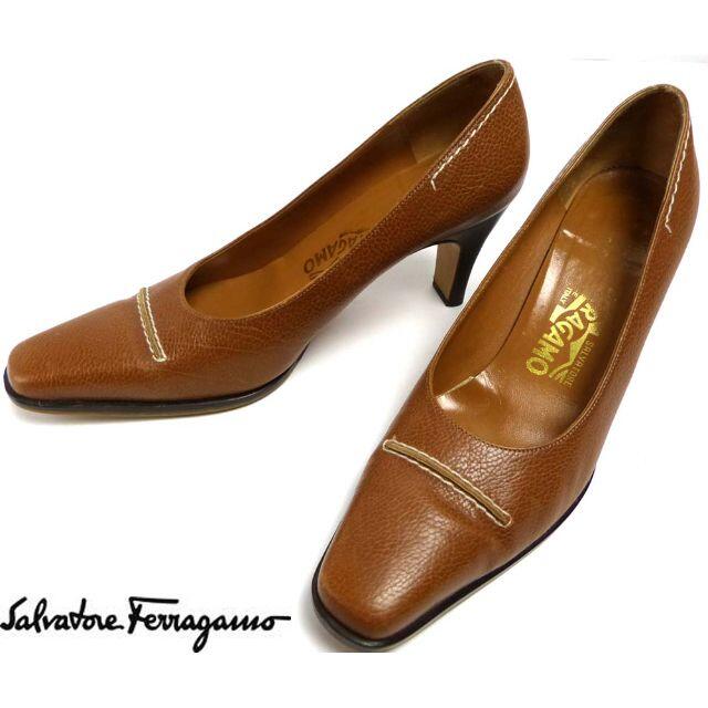 Salvatore Ferragamo(サルヴァトーレフェラガモ)のフェラガモ Salvatore Ferragamo イタリア製ヒール24.5cm レディースの靴/シューズ(ハイヒール/パンプス)の商品写真