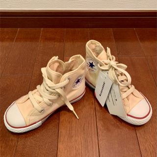 コンバース(CONVERSE)の【新品未使用】コンバース　ハイカットオールスター　16cm 生成り　男女兼用(スニーカー)