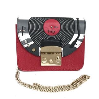 フルラ(Furla)のFURLA(フルラ)美品  メトロポリス レザー(ショルダーバッグ)