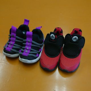 ナイキ(NIKE)のused スニーカー14cm 2足セット adidas NIKE(スニーカー)