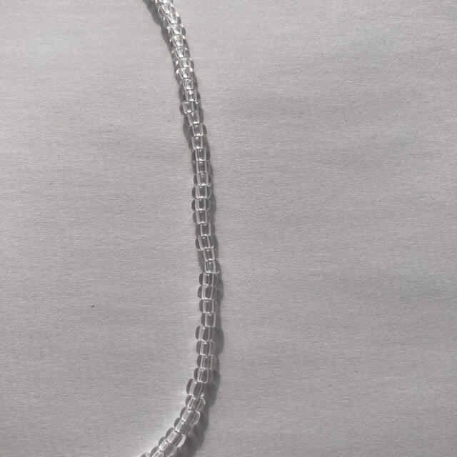 TOMORROWLAND(トゥモローランド)のクリアビーズネックレス ハンドメイドのアクセサリー(ネックレス)の商品写真