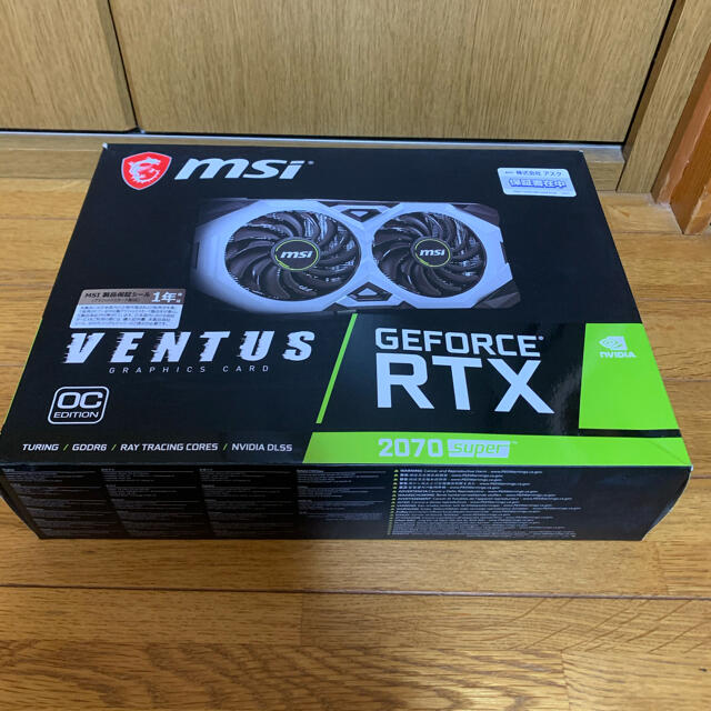 夏セール開催中 MAX80%OFF! PC周辺機器 MSI OC VENTUS SUPER 2070 RTX GEFORCE PC周辺機器 夏セール開催中 MAX80%OFF! PC周辺機器 MSI OC VENTUS SUPER 2070 RTX GEFORCE PC周辺機器