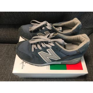 ニューバランス(New Balance)の＊ニューバランス スニーカー ネイビー 966 箱なし　24センチ＊(スニーカー)