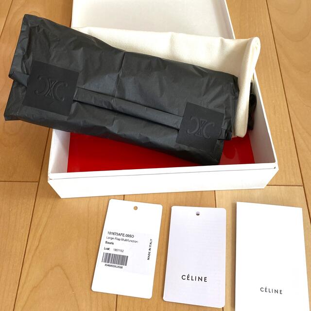 celine(セリーヌ)のCELINE セリーヌ 長財布 財布 バイカラー ベージュ グレージュ レディースのファッション小物(財布)の商品写真