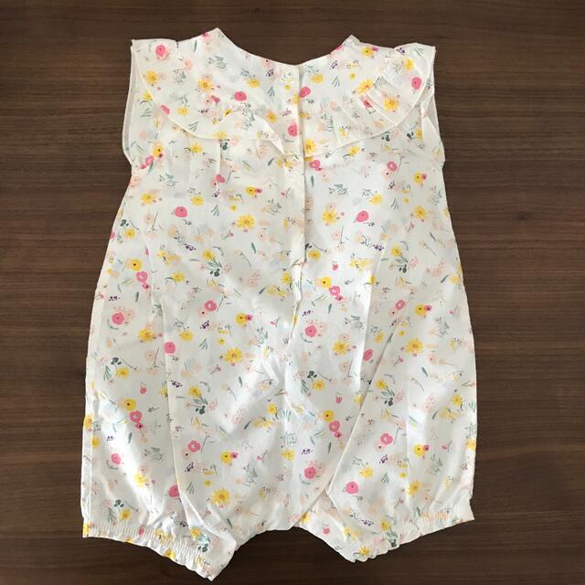 PETIT BATEAU(プチバトー)のプチバトー　ロンパース　夏　サイズ81 キッズ/ベビー/マタニティのベビー服(~85cm)(ロンパース)の商品写真