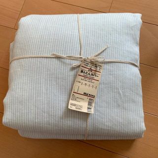 ムジルシリョウヒン(MUJI (無印良品))の掛け布団カバー　無印　クイーン(シーツ/カバー)