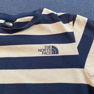 ザノースフェイス(THE NORTH FACE)のthe north face Tシャツ　ボーダー　ネイビーandグレー　150(Tシャツ/カットソー)